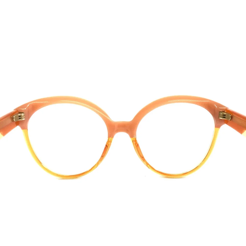 Alfred Kerbs Eyeglasses Frames ANDREA OG Orange Gradient Cat Eye 53-18-145
